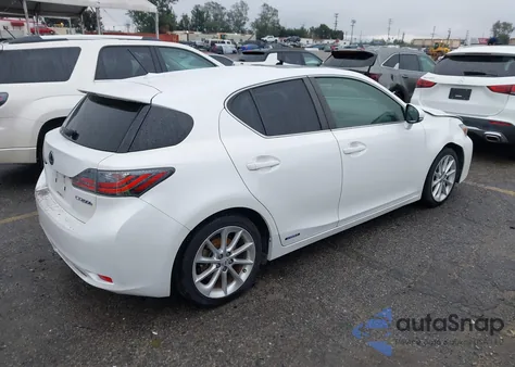 2013 Lexus Ct 200H z USA, uszkodzony, nr VIN JTHKD5BH4D2140980